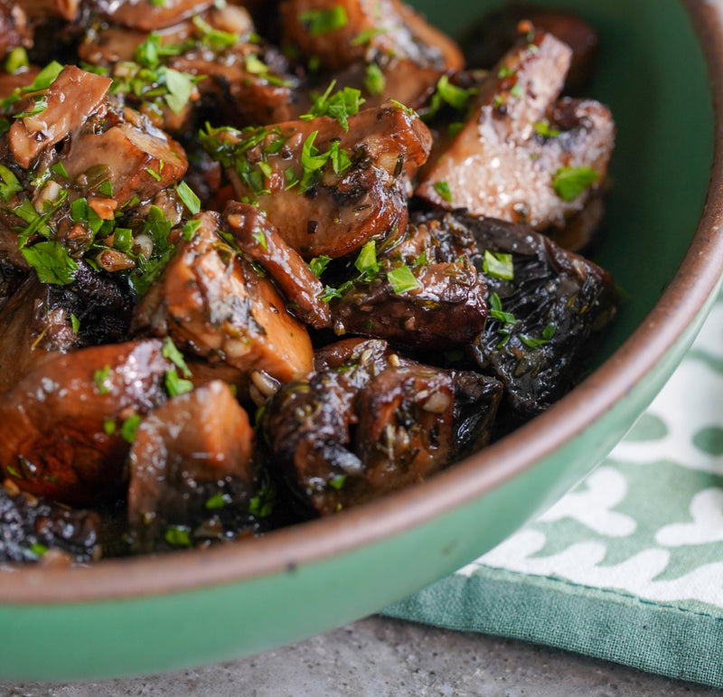 Herb Roasted Mushrooms with Garlic & Thyme