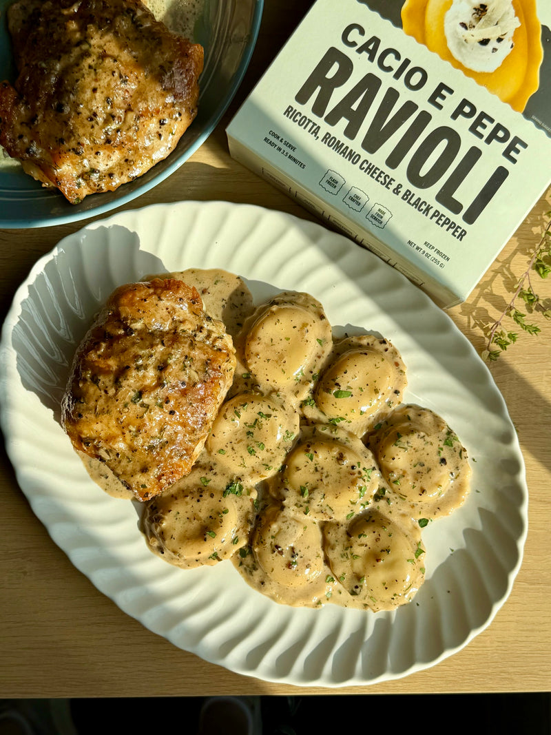 Cacio e Pepe Chicken au Poivre