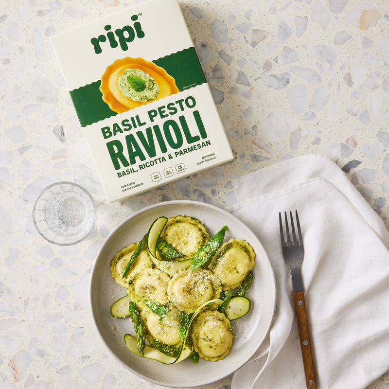 Basil Pesto Ravioli