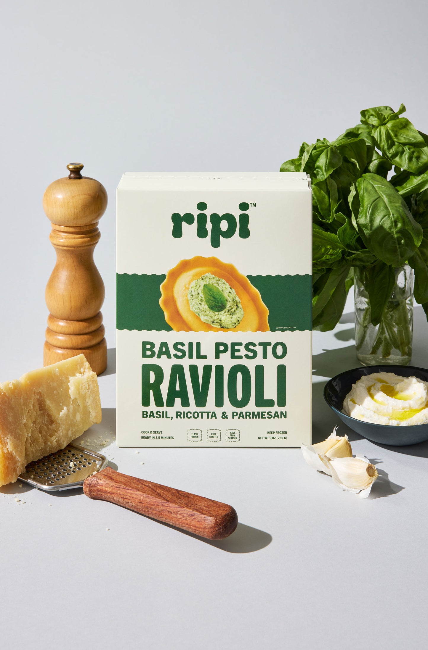 Basil Pesto Ravioli