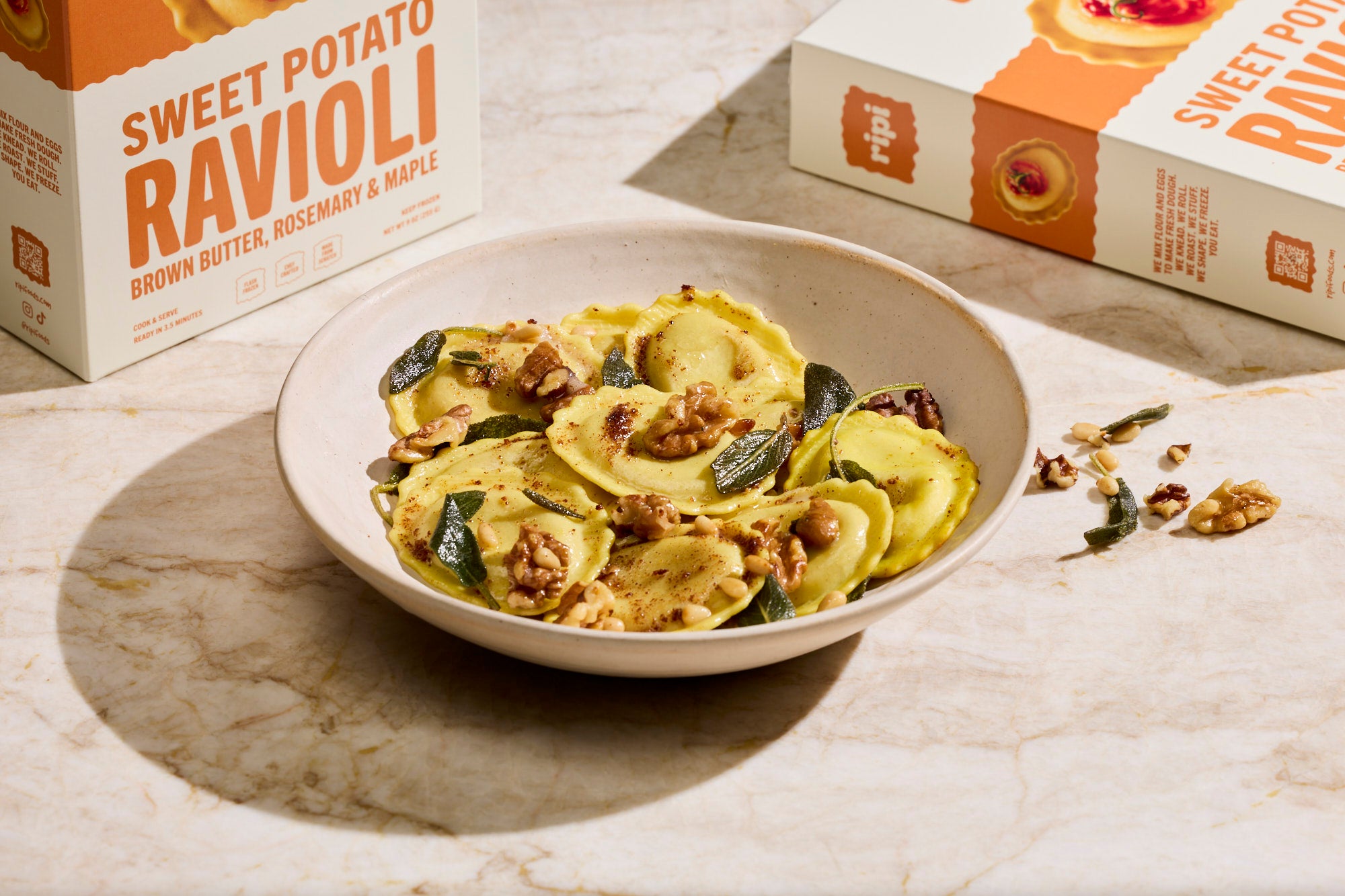 Sweet Potato Ravioli – Ripi | Frozen Stuffed Pasta