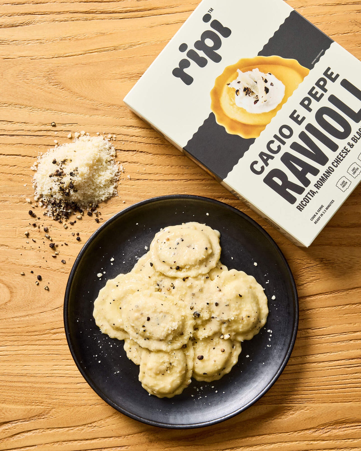 Cacio e Pepe Ravioli