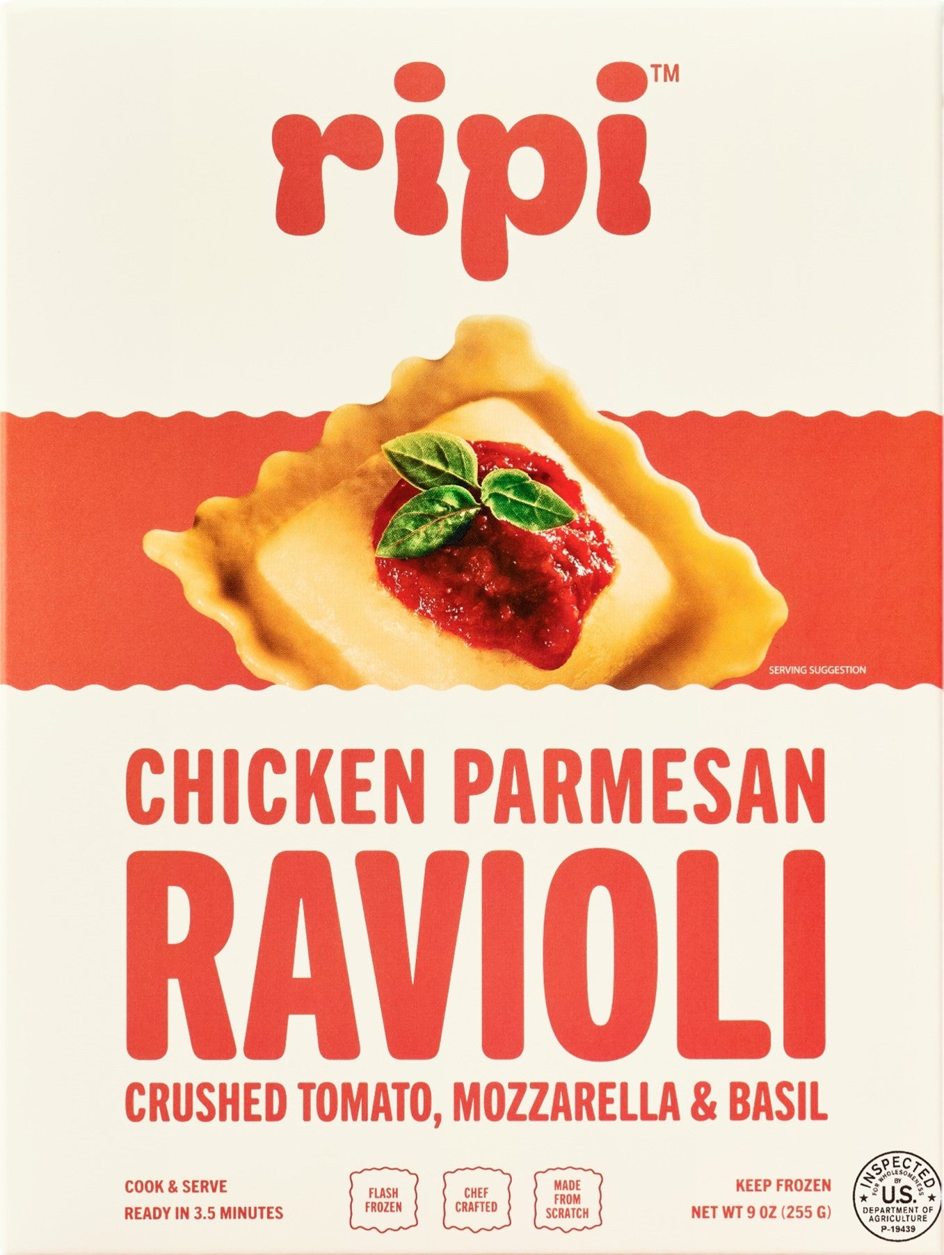 Chicken Parmesan Ravioli